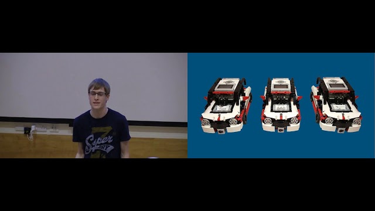 Title card from the Autonomous highway system project video
