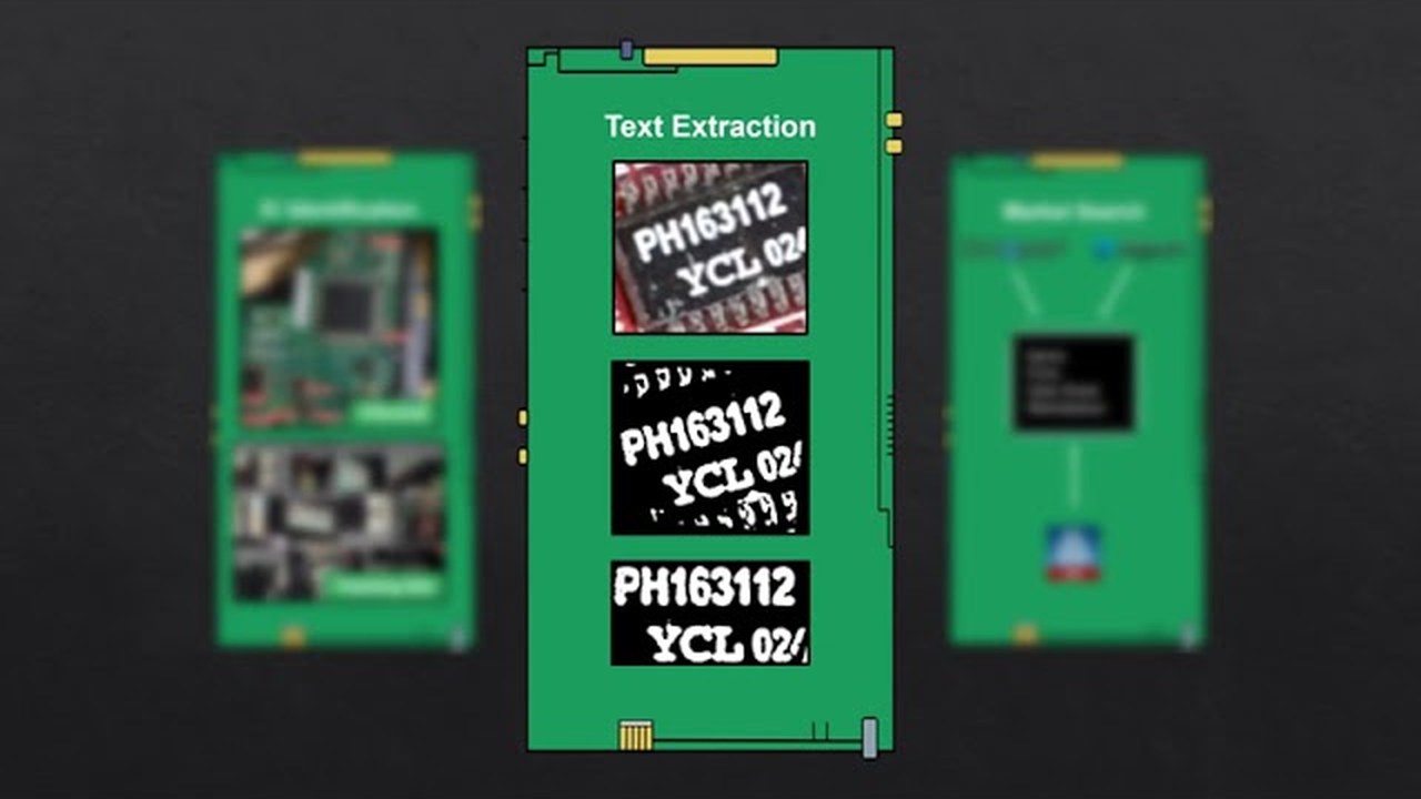 Title card from the Component Quest project video