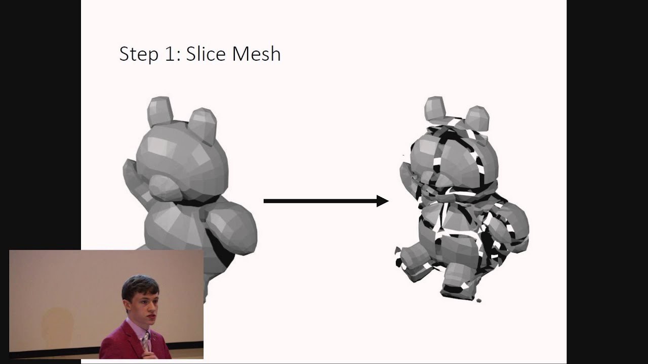 Title card from the Edible Lego project video