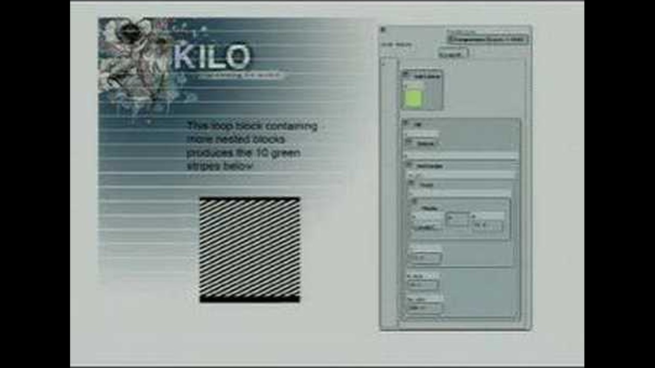 Title card from the Programming for Artists project video