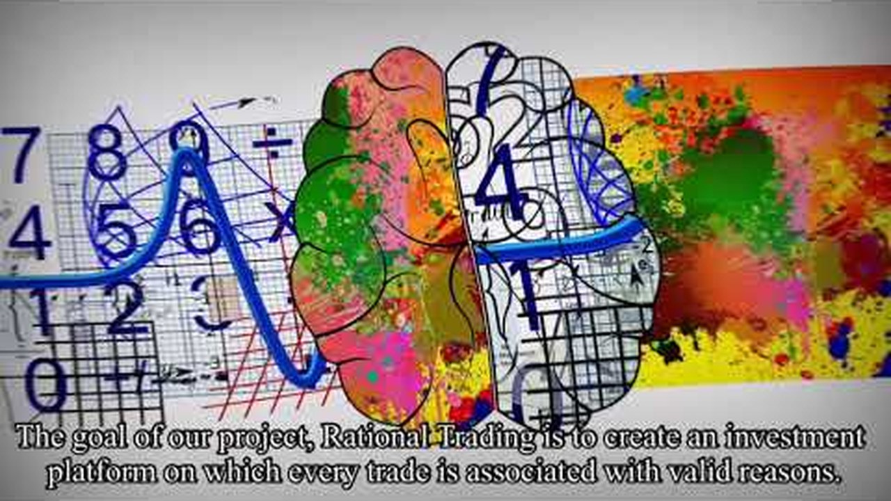 Title card from the Rational Trading project video